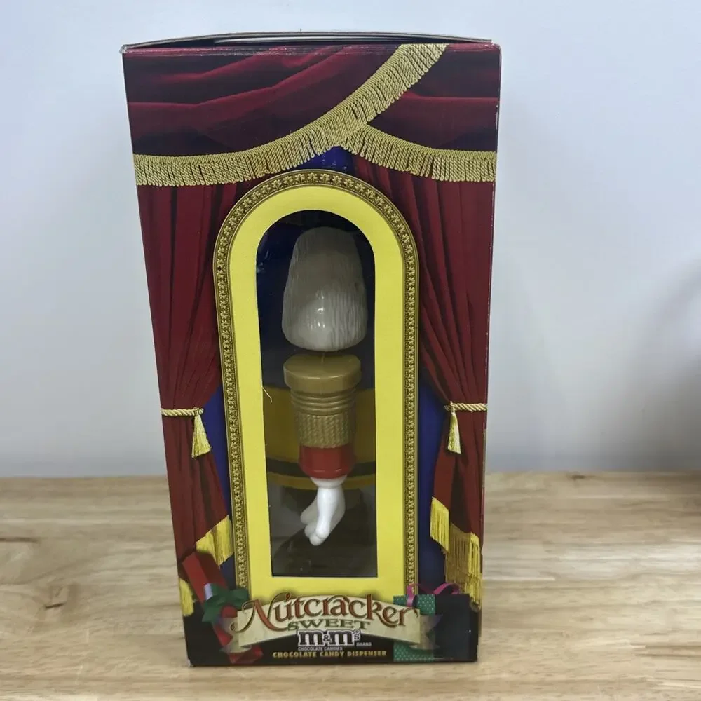 NIB M&Ms MARS BLUE M&M Nutcracker Limited Edition Christmas Candy Dispenser